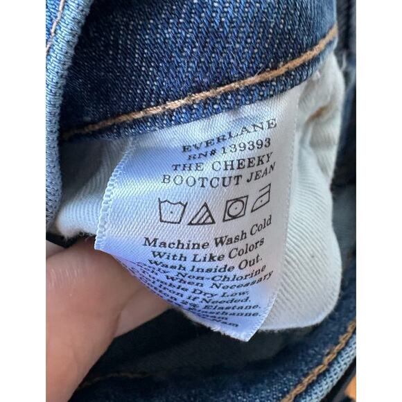 Everlane The Cheeky Bootcut Jeans – Medium Wash (Womens Size 30) - Picture 4 of 5